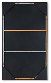 Foxenburg Blue/Amber/White Wall Art - A8000432