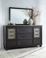 Foyland Black/Brown Footboard Storage Platform Bedroom Set - Gate FurnitureBedroom Set