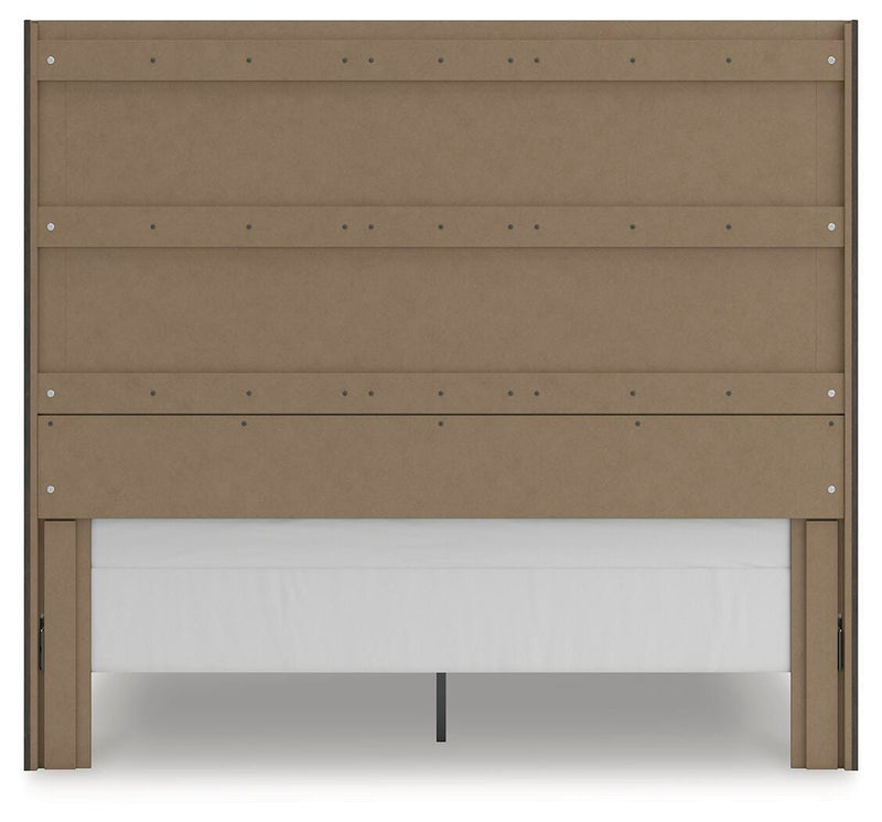 Fraluna Charcoal King Panel Storage Bed - PCB3370B9
