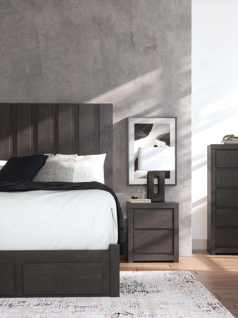 Fraluna Charcoal Nightstand - PCB3370-92