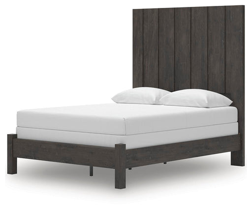 Fraluna Charcoal Queen Panel Bed - PCB3370B2