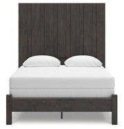 Fraluna Charcoal Queen Panel Bed - PCB3370B2
