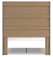 Fraluna Charcoal Queen Panel Bed - PCB3370B2