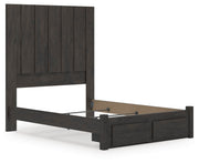 Fraluna Charcoal Queen Panel Storage Bed - PCB3370B4