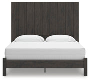 Fraluna King Panel Bed and Dresser in Charcoal - PKG021668