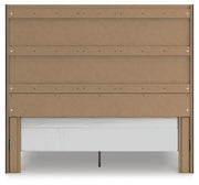 Fraluna King Panel Bed, Dresser, Mirror and 2 Nightstands in Charcoal - PKG021663