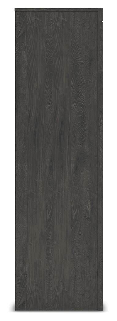 Fraluna King Panel Bed, Dresser, Mirror and Chest in Charcoal - PKG021666