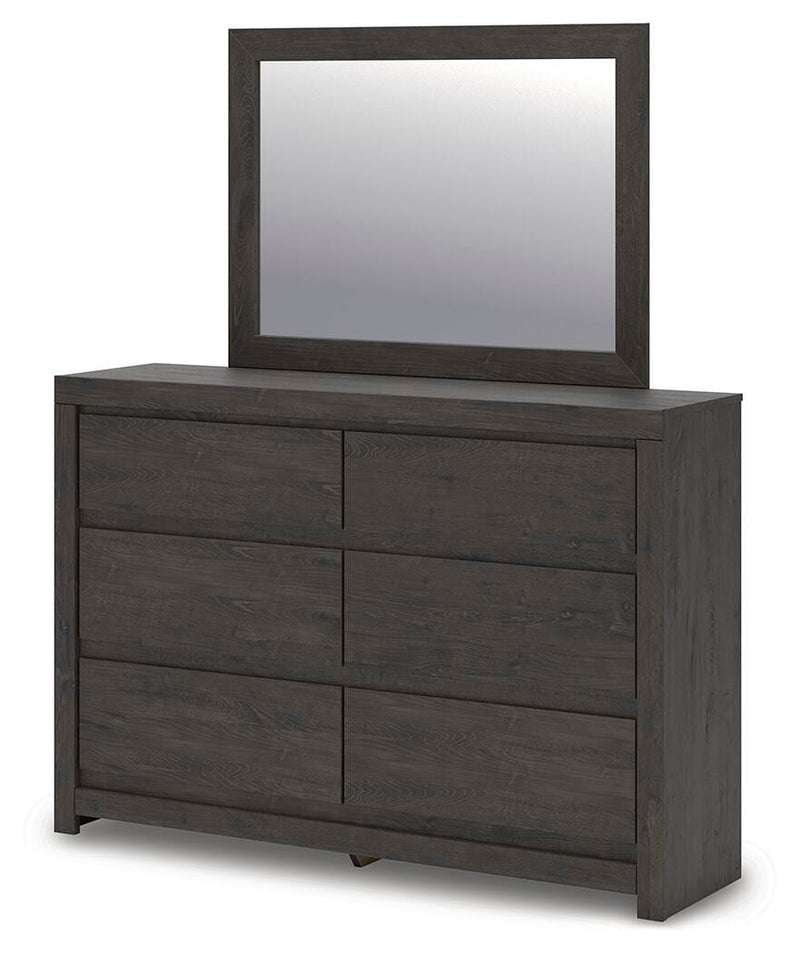Fraluna Queen Panel Bed, Dresser, Mirror, and Nightstand - PCB3370B10