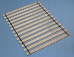 Frames and Rails Brown Queen Roll Slats - Gate FurnitureFoundation