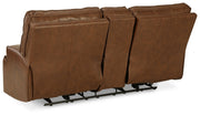 Francesca Power Reclining Loveseat with Console - Gate FurniturePower Reclining Loveseat