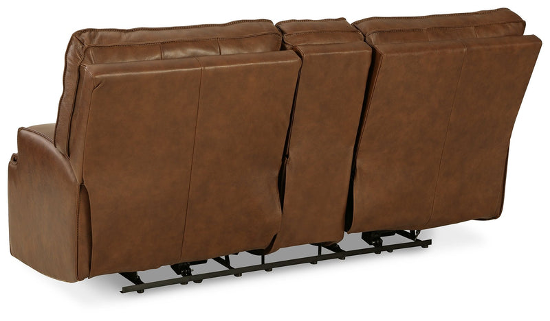 Francesca Power Reclining Loveseat with Console - Gate FurniturePower Reclining Loveseat