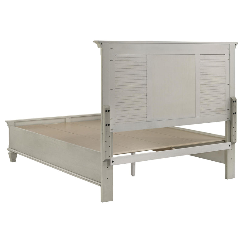 Franco 4-piece Queen Bedroom Set Distressed White - 205330Q-S4