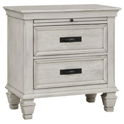 Franco 5-piece Queen Bedroom Set Distressed White - 205331Q-S5