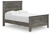 Frandern Black/Gray Full Panel Bed - B4480B19
