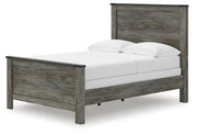 Frandern Black/Gray Full Panel Bed - B4480B19