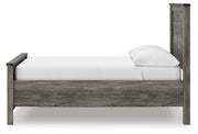 Frandern Black/Gray Full Panel Bed with Storage - B4480B24