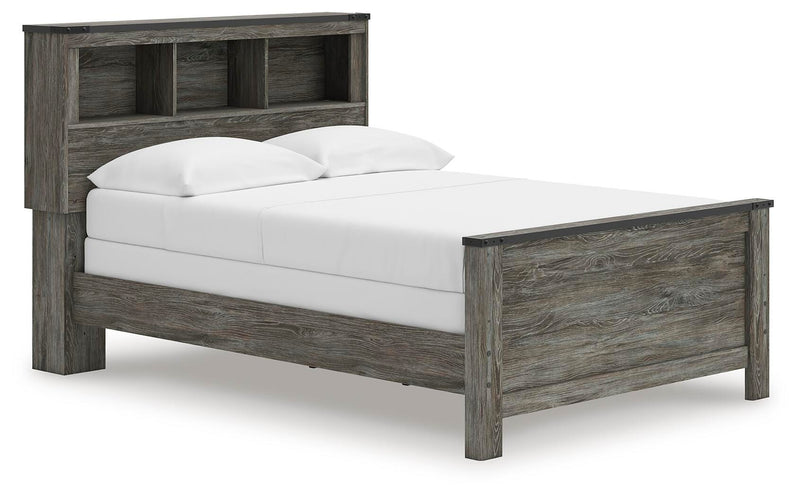 Frandern Full Bookcase Bed, Dresser and Mirror - B4480B6