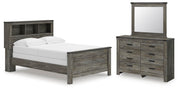 Frandern Full Bookcase Bed, Dresser and Mirror - B4480B6