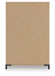 Frandern Full Bookcase Panel Bed with Storage, Dresser, Mirror and Chest - B4480B28