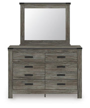 Frandern Full Panel Bed, Dresser and Mirror - B4480B20