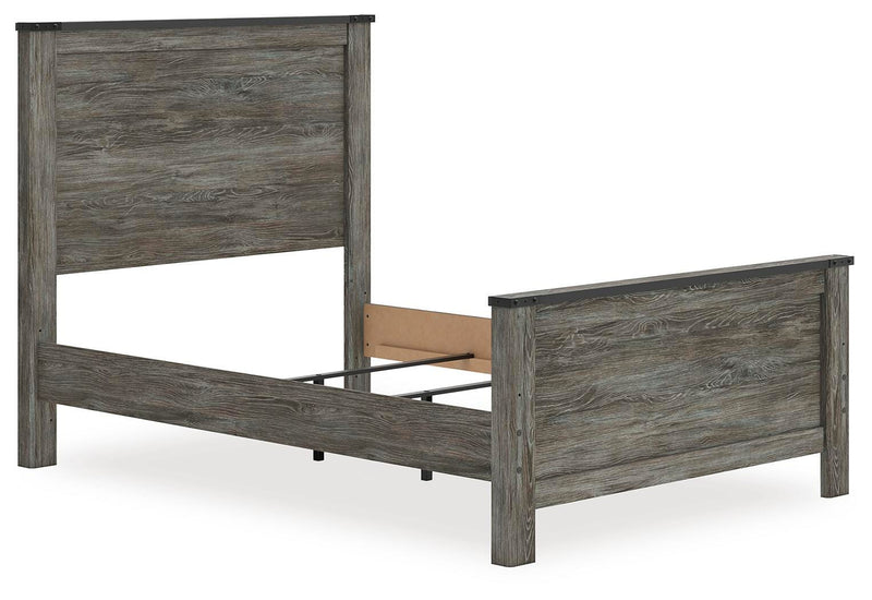 Frandern Full Panel Bed, Dresser and Mirror - B4480B20