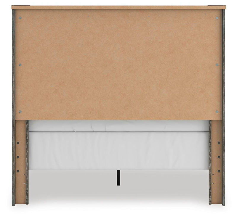 Frandern Full Panel Bed, Dresser and Mirror - B4480B20