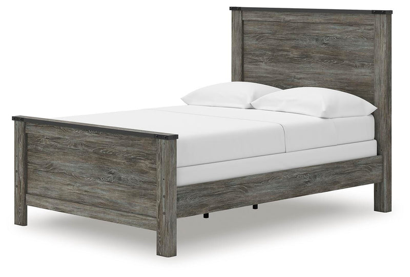 Frandern Full Panel Bed, Dresser and Mirror - B4480B20