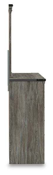 Frandern Full Panel Bed, Dresser and Mirror - B4480B20