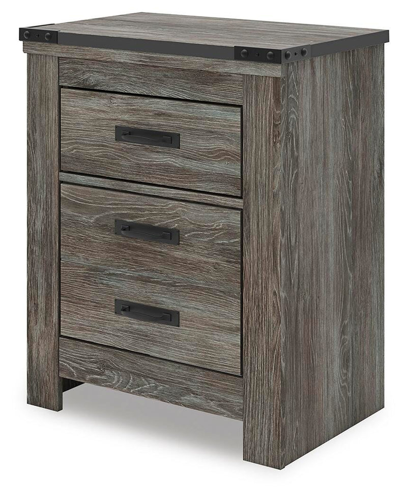 Frandern Gray Nightstand - B4480-92