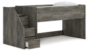Frandern Gray Twin Loft Bed - B4480B12