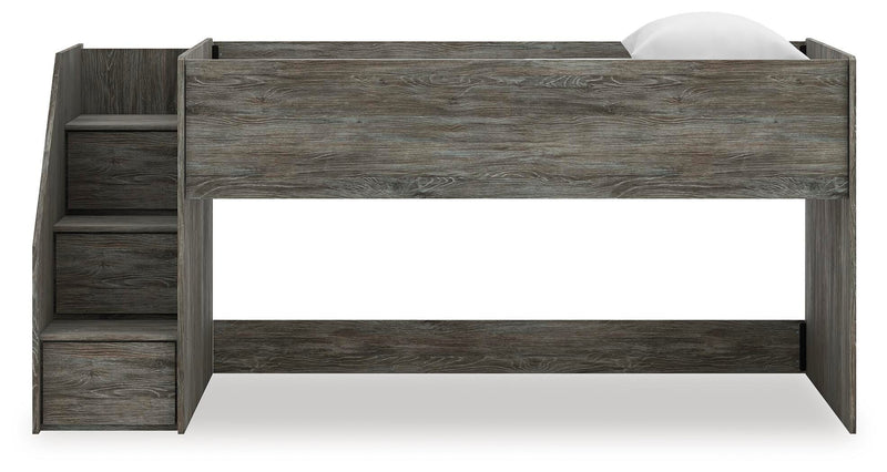 Frandern Gray Twin Loft Bed - B4480B12