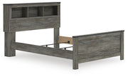Frandern Queen Bookcase Bed, Dresser and Mirror - B4480B7