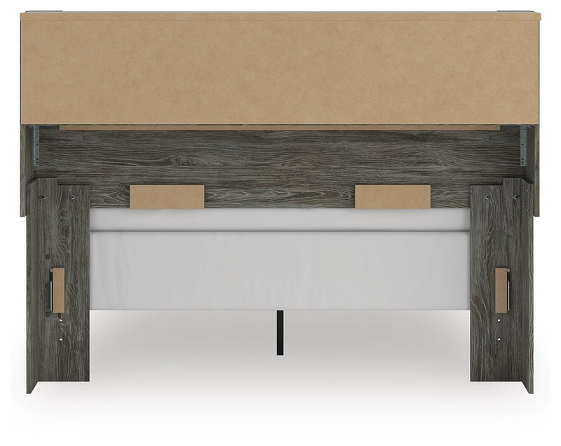 Frandern Queen Bookcase Bed, Dresser and Mirror - B4480B7