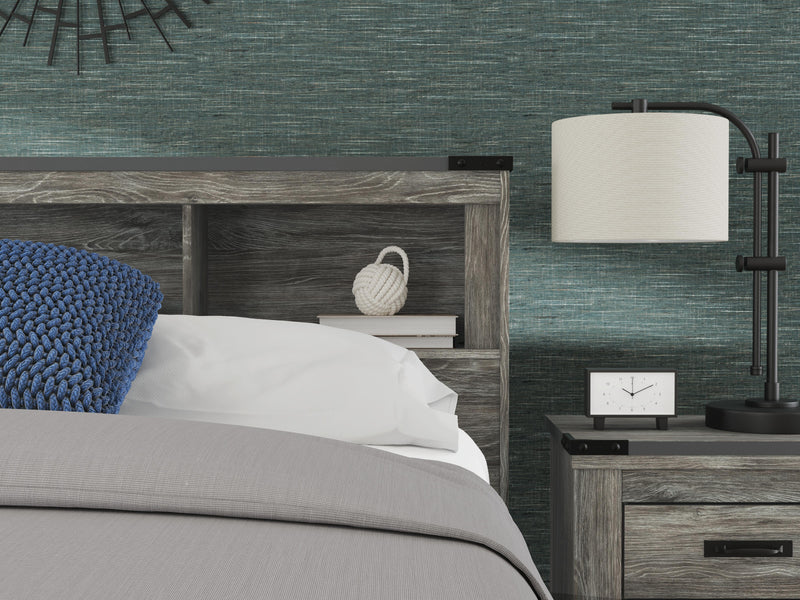 Frandern Queen Bookcase Bed, Dresser and Mirror - B4480B7