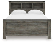 Frandern Queen Bookcase Bed, Dresser and Mirror - B4480B7