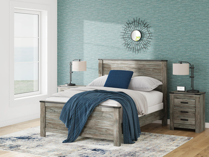 Frandern Queen Panel Bed, Dresser and Mirror - B4480B22