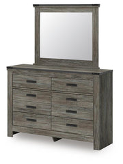 Frandern Queen Panel Bed, Dresser and Mirror - B4480B22