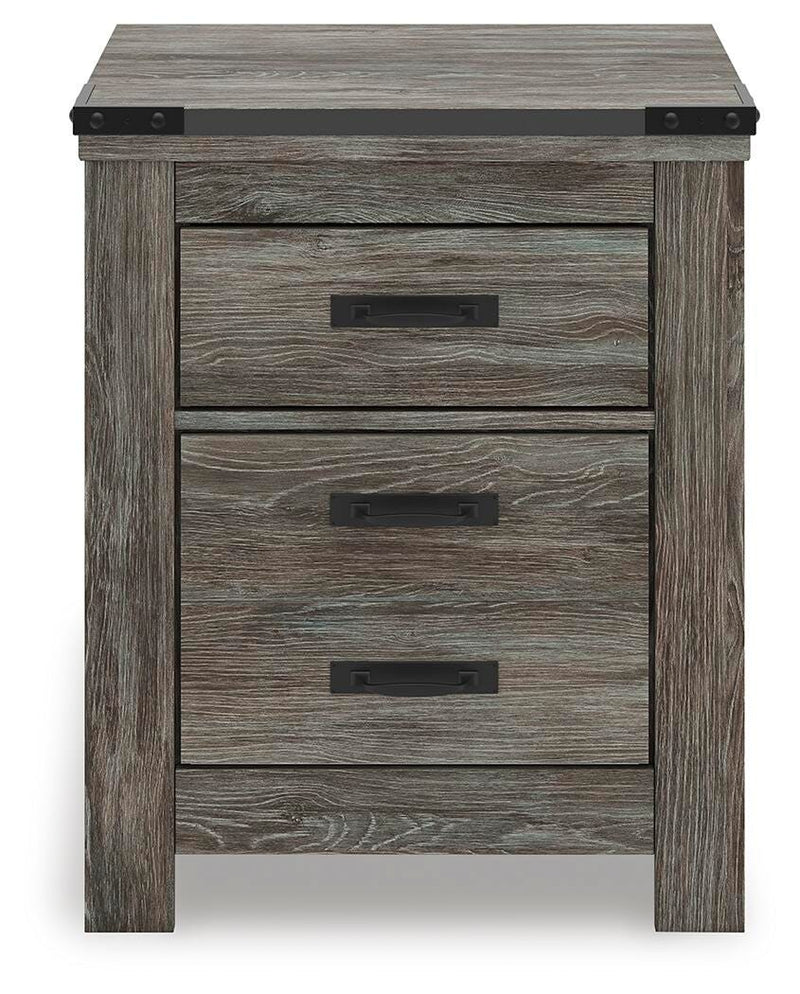 Frandern Queen Panel Bed, Dresser, Mirror, Chest and 2 Nightstands - B4480B29