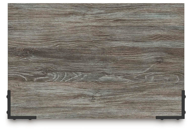 Frandern Queen Panel Bed, Dresser, Mirror, Chest and 2 Nightstands - B4480B29