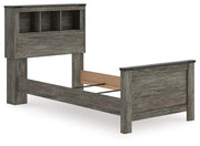 Frandern Twin Bookcase Bed, Dresser and Mirror - B4480B5
