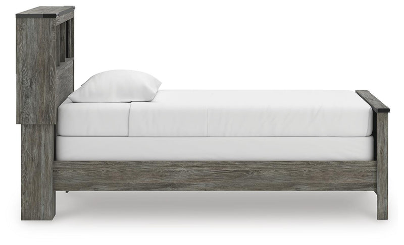Frandern Twin Bookcase Bed, Dresser and Mirror - B4480B5