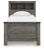 Frandern Twin Bookcase Bed, Dresser and Mirror - B4480B5