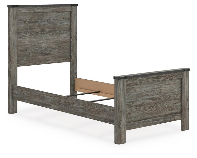 Frandern Twin Panel Bed, Dresser and Mirror - B4480B18