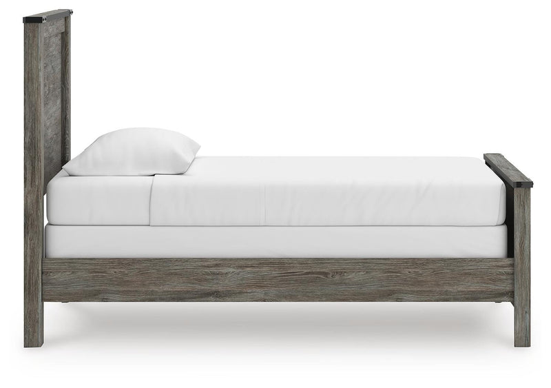 Frandern Twin Panel Bed, Dresser and Mirror - B4480B18