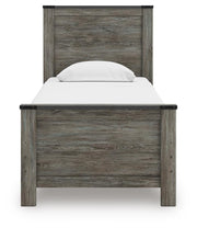 Frandern Twin Panel Bed, Dresser and Mirror - B4480B18