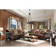 Franklin Dark Brown/Tan Sofa - SM6106N-SF