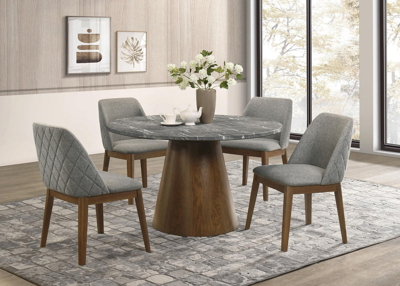 Franklin Upholstered Dining Side Chair Grey (Set of 2) - 193822