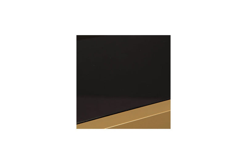 Frankwell Gold Finish Bookcase - Gate FurnitureBookcases