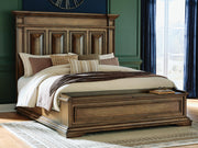 Frantanna Brown California King Panel Storage Bed - PCB949B9