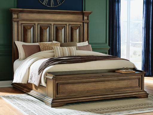 Frantanna Brown California King Panel Storage Bed - PCB949B9
